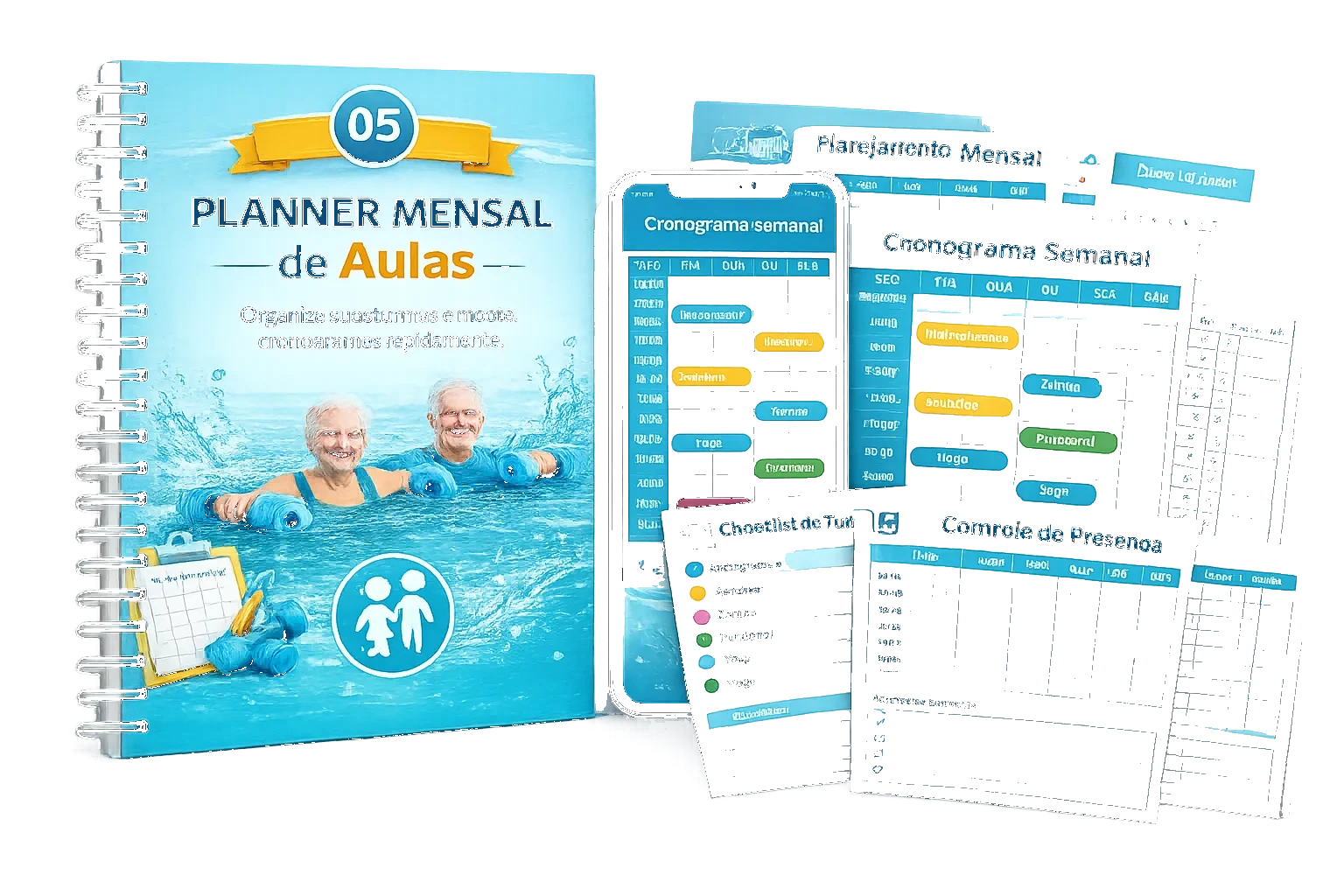 Planner Mensal de Aulas