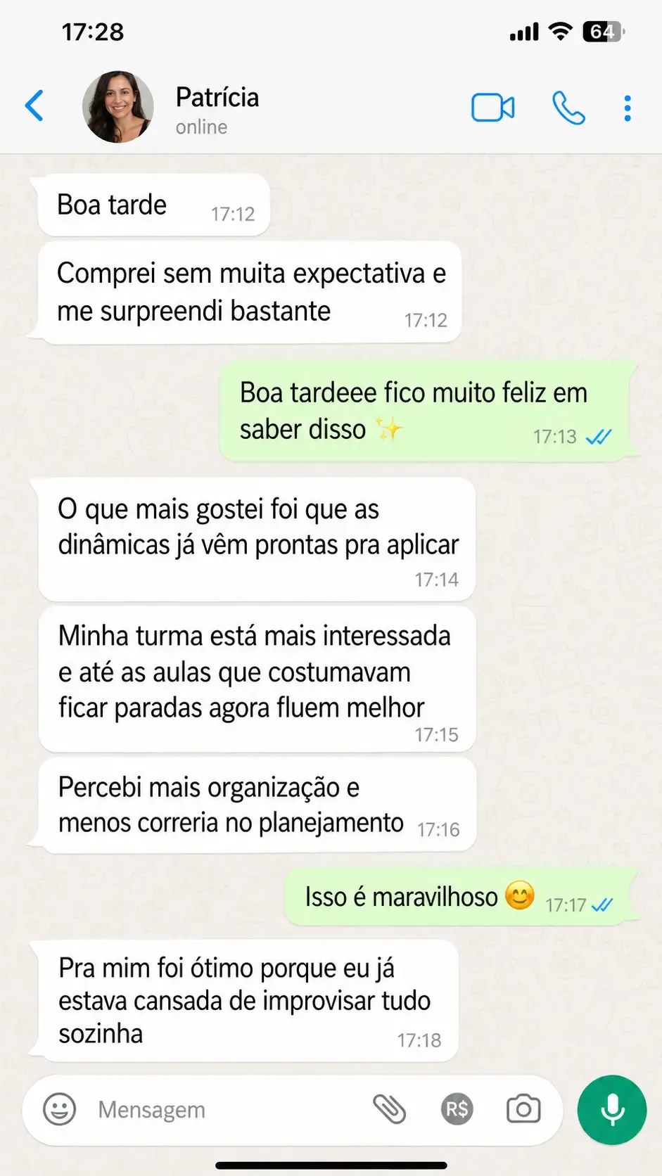 Depoimento WhatsApp 2