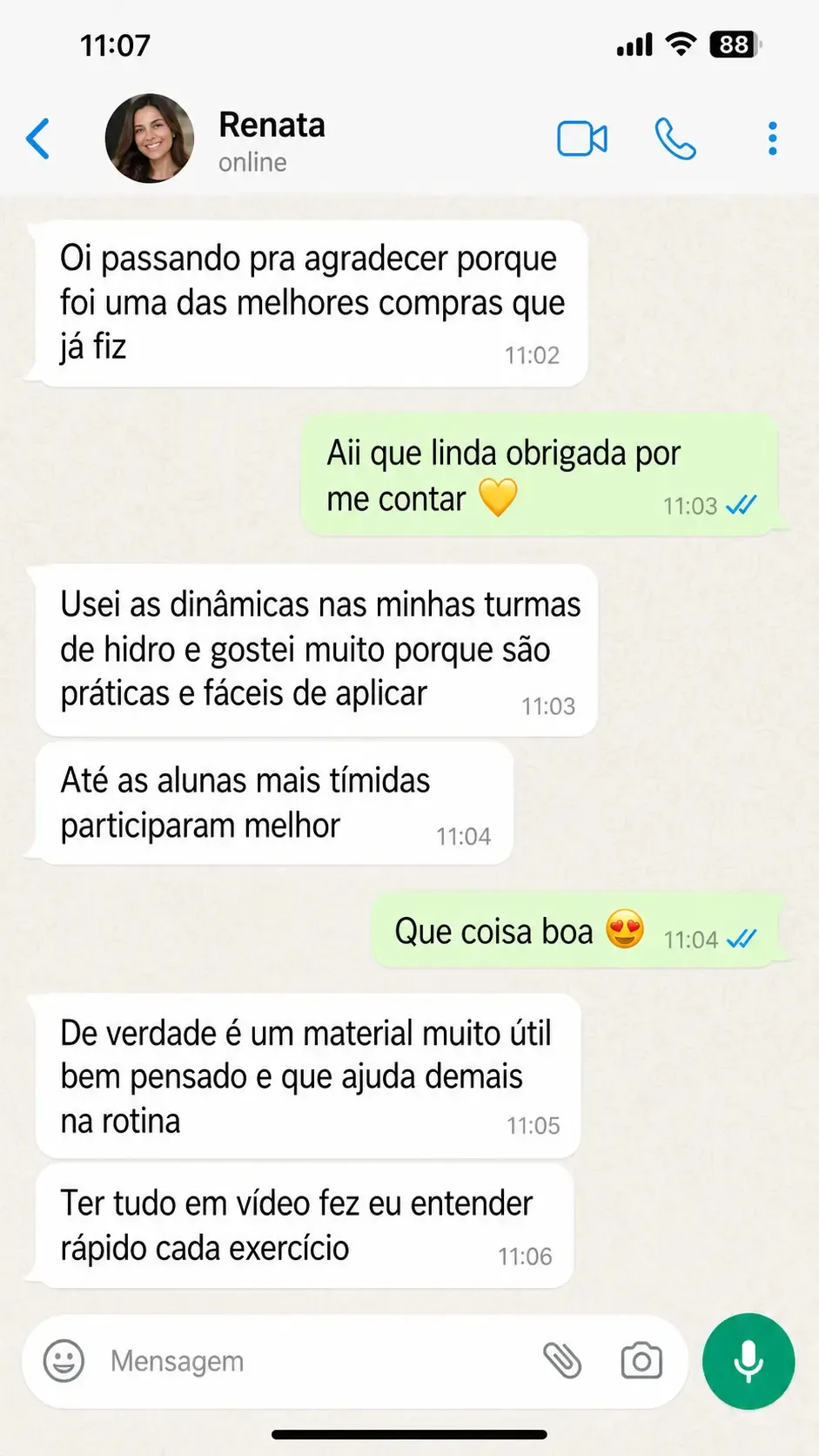Depoimento WhatsApp 4